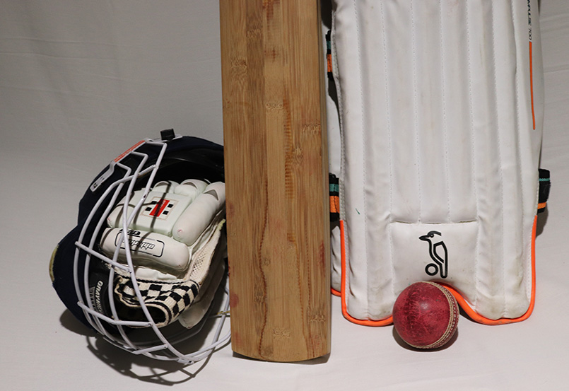 Bamboo cricket bat Cambridge Enterprise